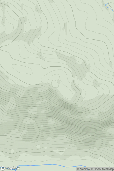 Thumbnail image for Craigmore [Loch Lomond to Strathyre] showing contour plot for surrounding peak
